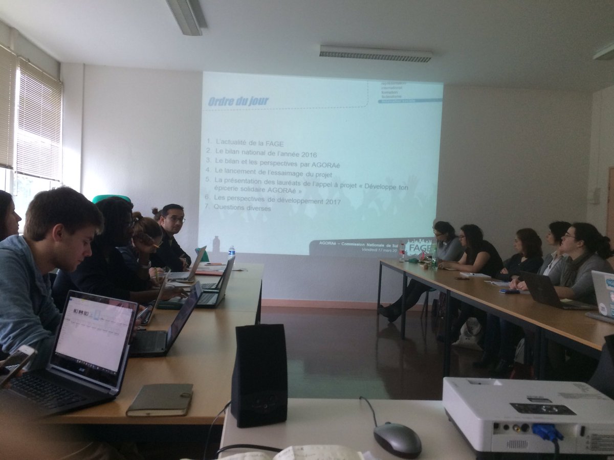 Ouverture de la commission nationale de suivi du projet #AGORAé : tps d'échanges entre porteurs du projet et partenaires <a href="/La_FAGE/">FAGE</a>