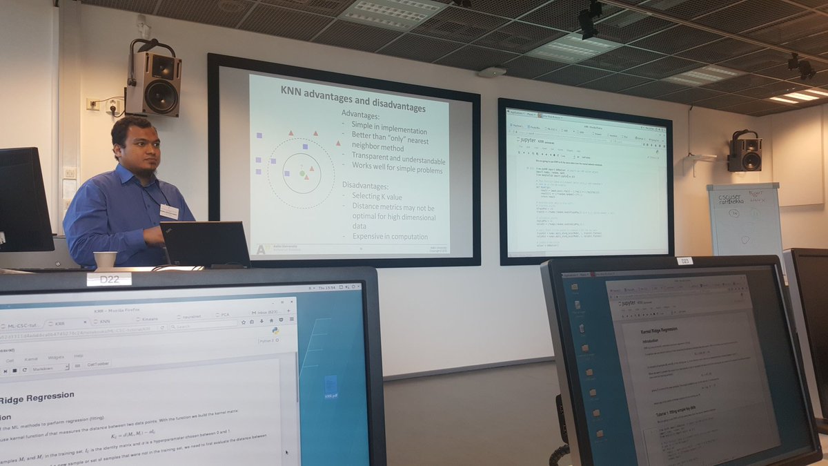SRElliottGroup's tweet photo. Yuchen and Taz visit the CSC in Espoo, Finland, for comp chem spring school! #ComputationalChemistry #Cambridge #DFT #MachineLearning #CSC https://t.co/Ko0aOSSVKg
