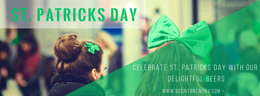 BeeritBrewery's tweet photo. Happy St. Patrick's Day to everyone celebrating it in the US and in other parts of the world! #StPatricksDay https://t.co/ctYnbWpwZt
