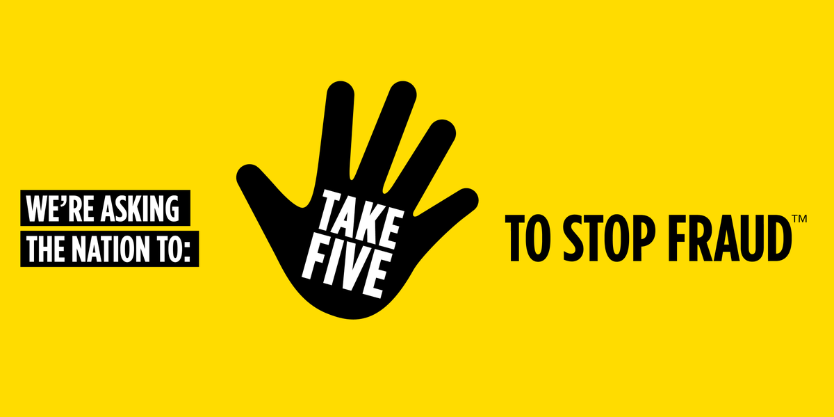 TakeFive's tweet photo. A big thank you to everyone that supported #TakeFiveDay! Great work helping people learn how to #TakeFive to stop financial fraud! https://t.co/pHsLVkAOYk
