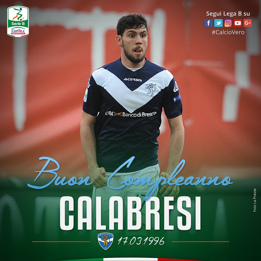 Cresciuto nelle giovanili della <a href="/OfficialASRoma/">AS Roma</a>, oggi compie gli anni Arturo #Calabresi. Buon compleanno al difensore del <a href="/BresciaOfficial/">Brescia Calcio BSFC</a>!