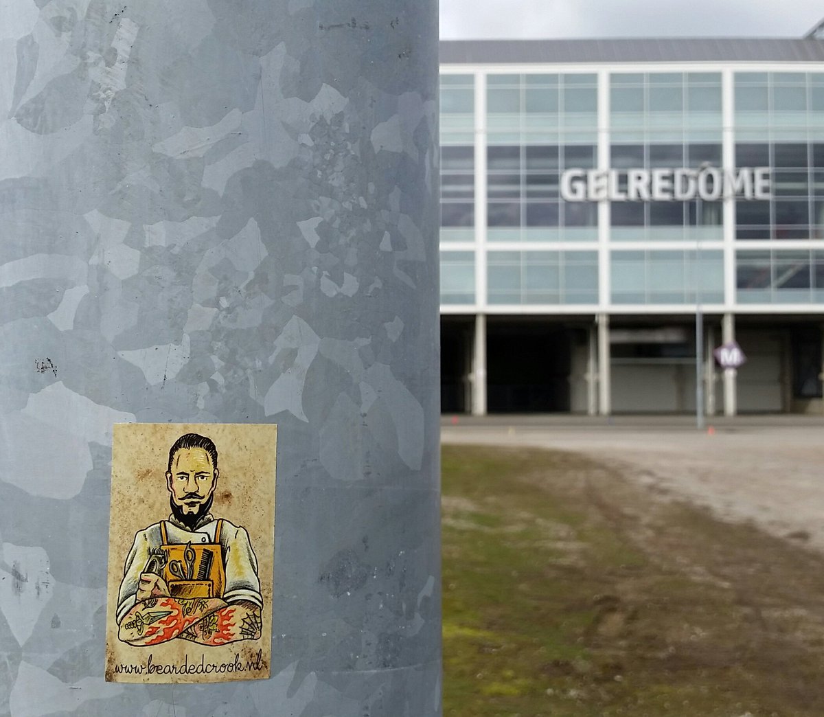#beardedcrook on tour #gelredome #arnhem #vitesse