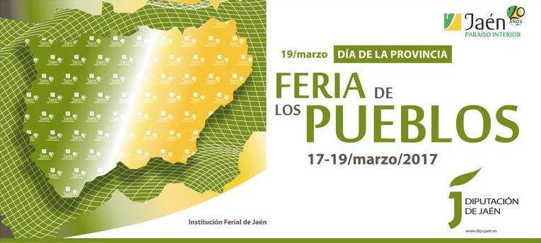 prodecan's tweet photo. Abre sus puertas la #feriadelospueblosJaén2017 en el Recinto Ferial IFEJA, Jaen, del 17 al 19 de Marzo. Entrada gratis. https://t.co/wAj1cbE9VC