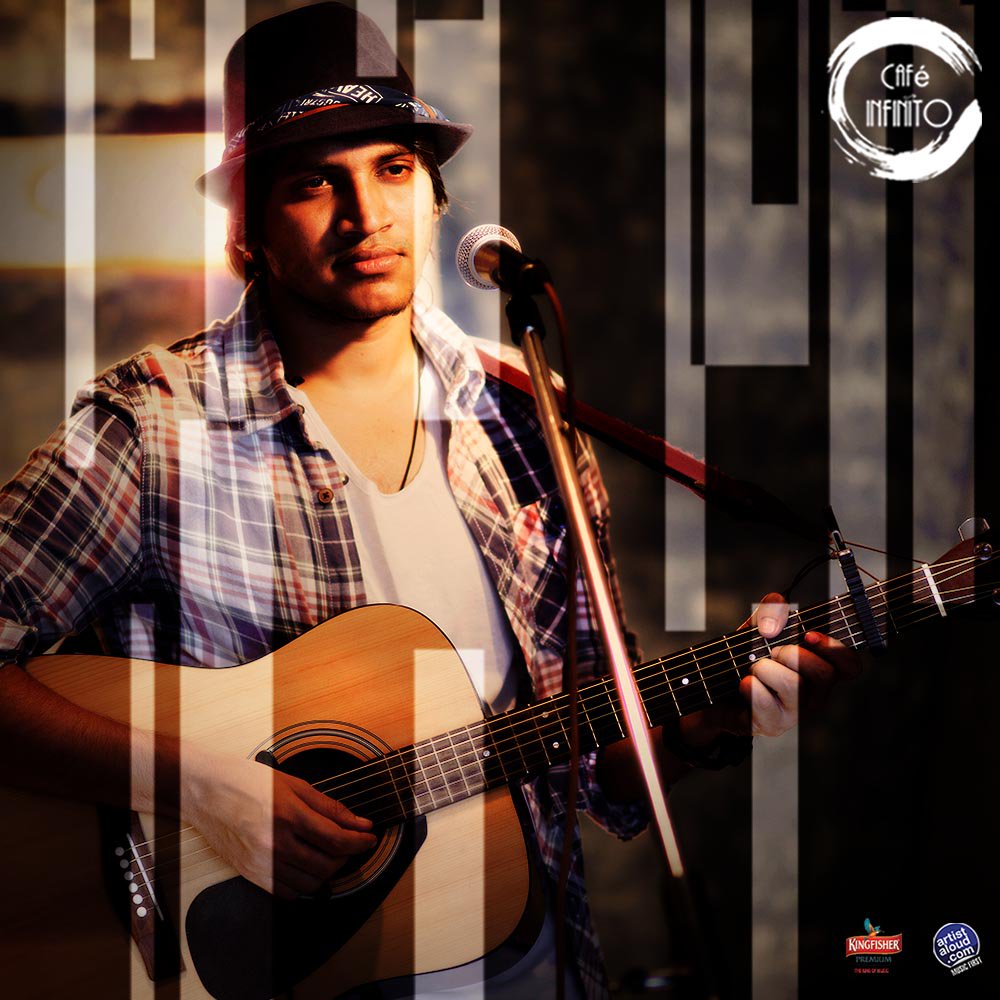 CafeInfinitoIN's tweet photo. #BandAndBarNights present Tamir Khan performing live for the first time on #CafeInfinito's stage. Be there today from 8 PM onward. https://t.co/tiYsqYBlY8