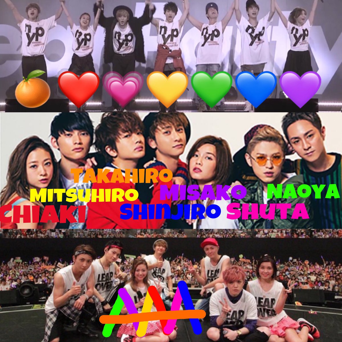 Nissy7770930's tweet photo. 🌈Newタグ🌈
💗：Nissy.Takahiro.N🍊💋🎩
        Misatakajiro.Takauno.Takajiro
        AAA７人に盲目
👱‍♀️：LJC→FJK🌸

だる絡み大歓迎🌈

#RTから気になったaヲタさんお迎え https://t.co/zKyklWHJgr