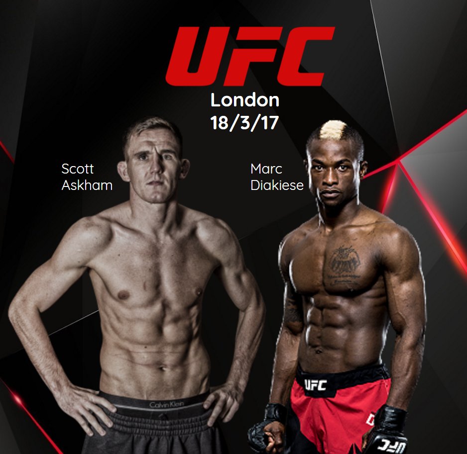 hdglobalathlete's tweet photo. Both @Marc_Diakiese &amp; @scottaskham1 made weight! Now we wait for tomorrow! #ufc #ufclondon #mma . Watch at our FB https://t.co/nfjozk836V https://t.co/YaoXLyeppG