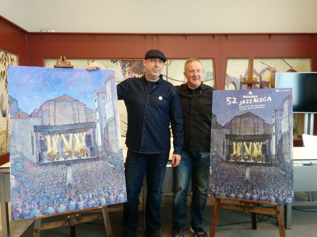 Roskow artista plastikoa da 52. Heineken Jazzaldiko kartelaren egilea #jazzaldia heinekenjazzaldia.eus/berriak/roskow…