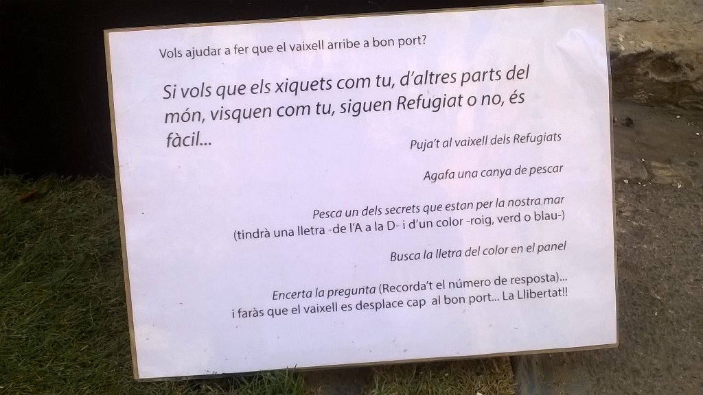 "L'exiliat" de Martí i Pol. Falles que estimen la poesia i la llengua... A <a href="/borrull_socors/">Falla Borrull Socors</a>