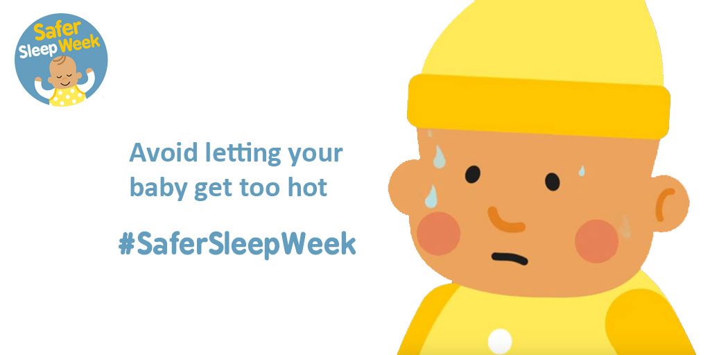 MyLivingWell1's tweet photo. Make sure your baby can #SleepSafely. Don’t let them get too hot or get their face or head covered https://t.co/dlsTrimXb1 https://t.co/9hPiCR3ffj