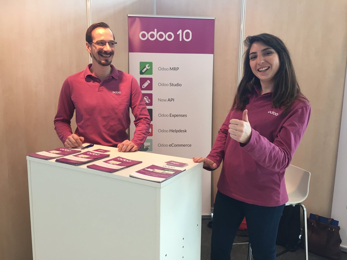fpodoo's tweet photo. Job fair in Luxembourg. Go Sandra &amp; Gabriel! https://t.co/O83FmeqPLG