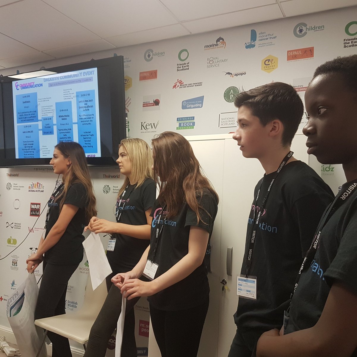 Mr_Mckenziek's tweet photo. @DameKellysTrust pupils discussing at #peoplespostcodelottery done amazing well done #stdavidshs https://t.co/lCAVNWuC9r