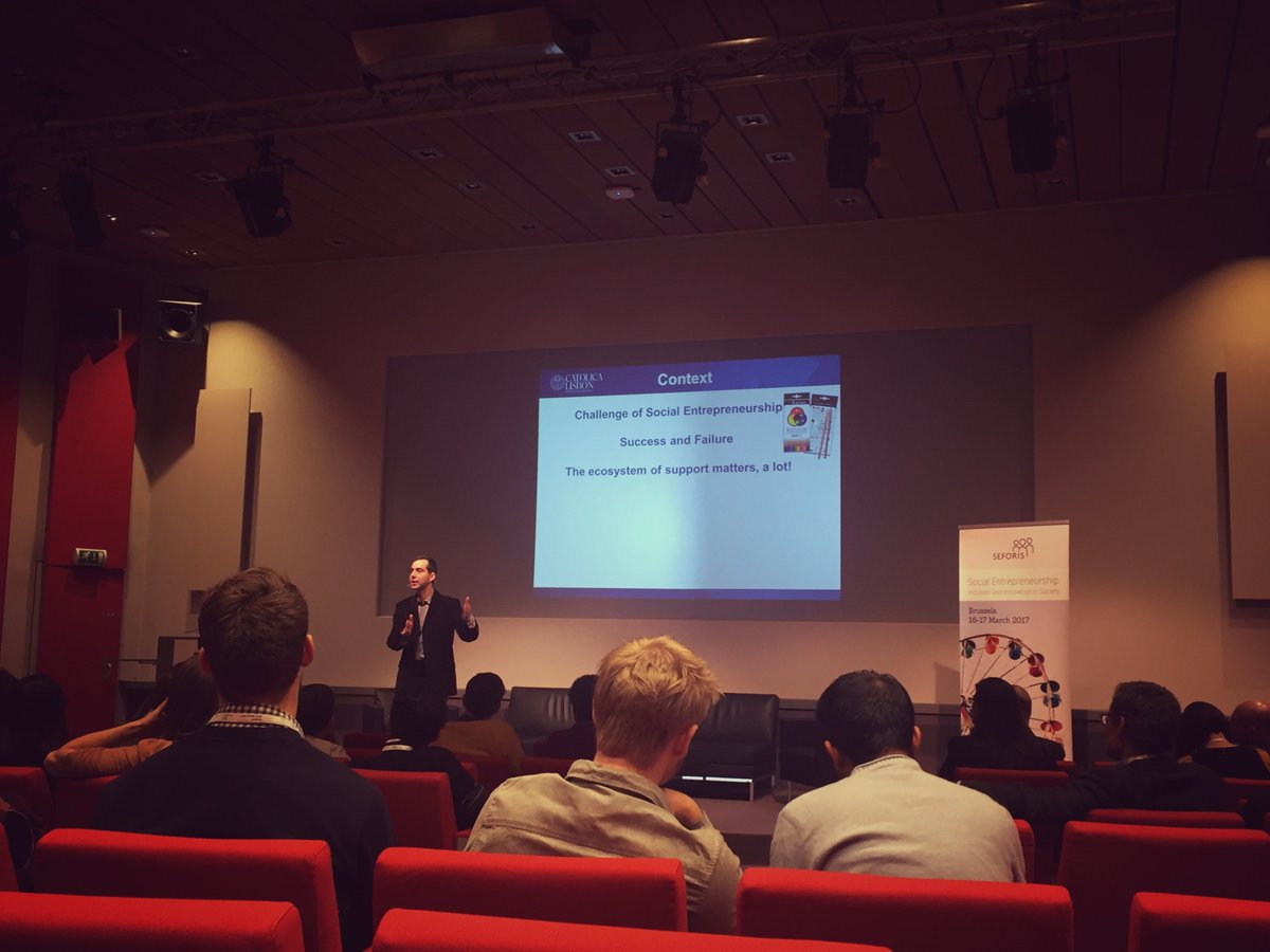 z_sobolewska's tweet photo. You don't have to be a leader - be courageous enough to be a follower! Importance of ecosystem of support | Filipe Santos #SEFORIS #socinnov https://t.co/cRGYDmJSUO