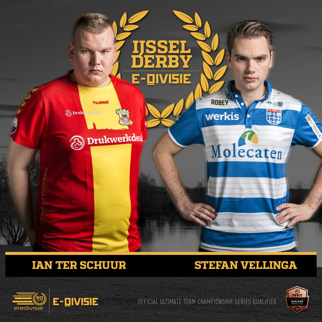 eSporterIanGAE's tweet photo. Vandaag om 16:00 speel ik de ijsselderby tegen onze grote rivaal! Deze wedstrijd is te zien op het YouTube kanaal van de e-divisie #komoptan https://t.co/8vHsbeV37h