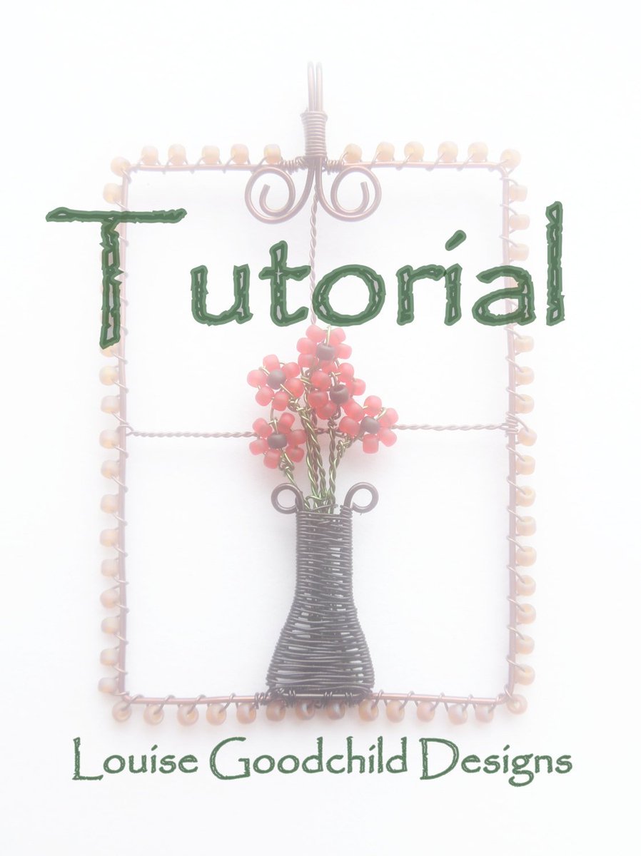 Wire wrap tutorial, jewelry tutorial, wire pendant tutor… tuppu.net/e620aaf2 #LouiseGoodchild #WireWrapTutorial