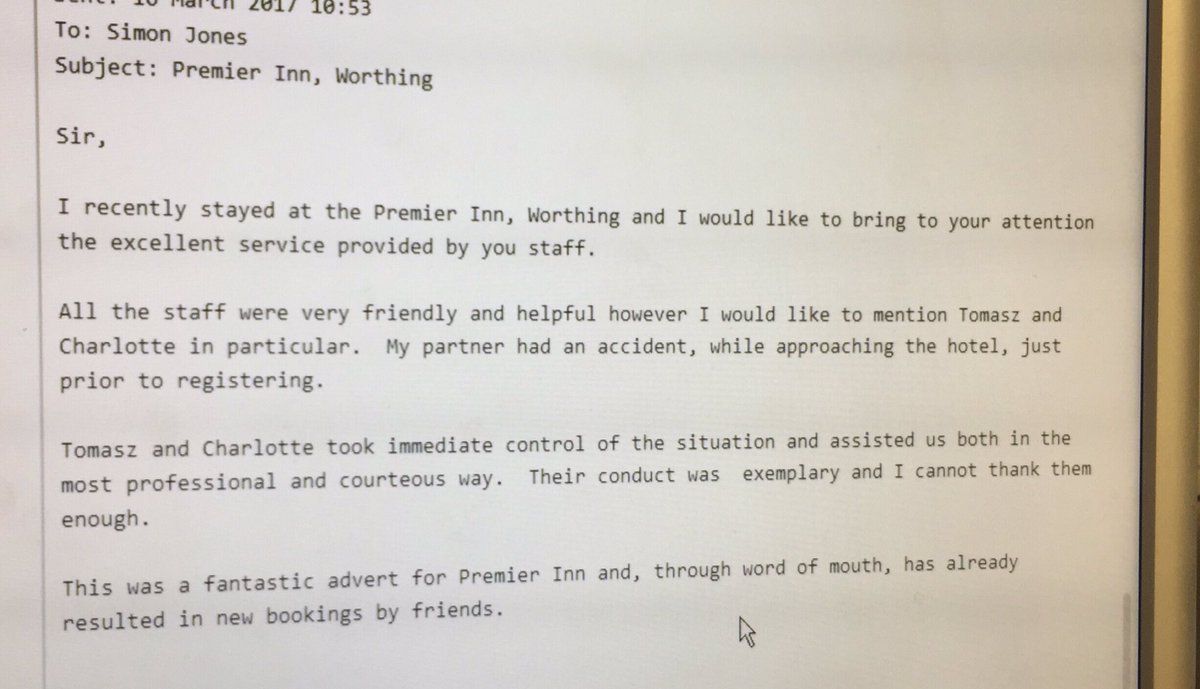 Fantastic HO compliment 🎉@sarahvfrost1 <a href="/smmottram/">Sam Mottram</a> <a href="/SDEBDD/">simon ewins</a> #number1opsteam
