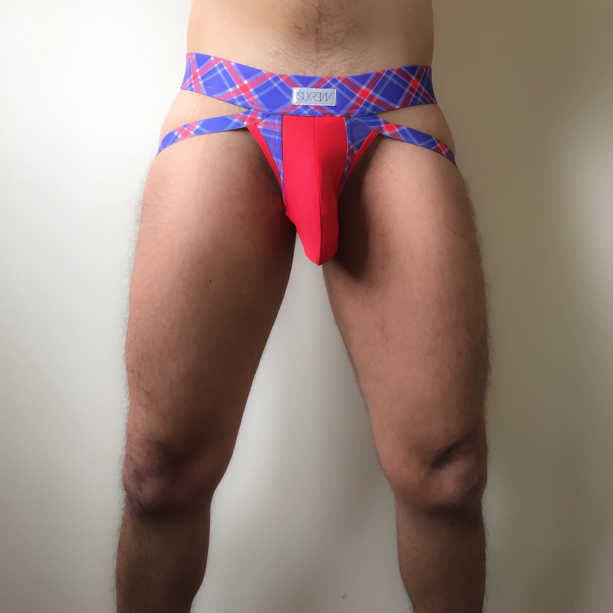 boyafraid1986's tweet photo. #JockstrapFriday is here so I'm wearing my Tartan #jocktstrap from @SUKREW #menswear #underwear #mensstyle #mensfashion #bulge #TeamSUKREW https://t.co/dv5KYcDgfM