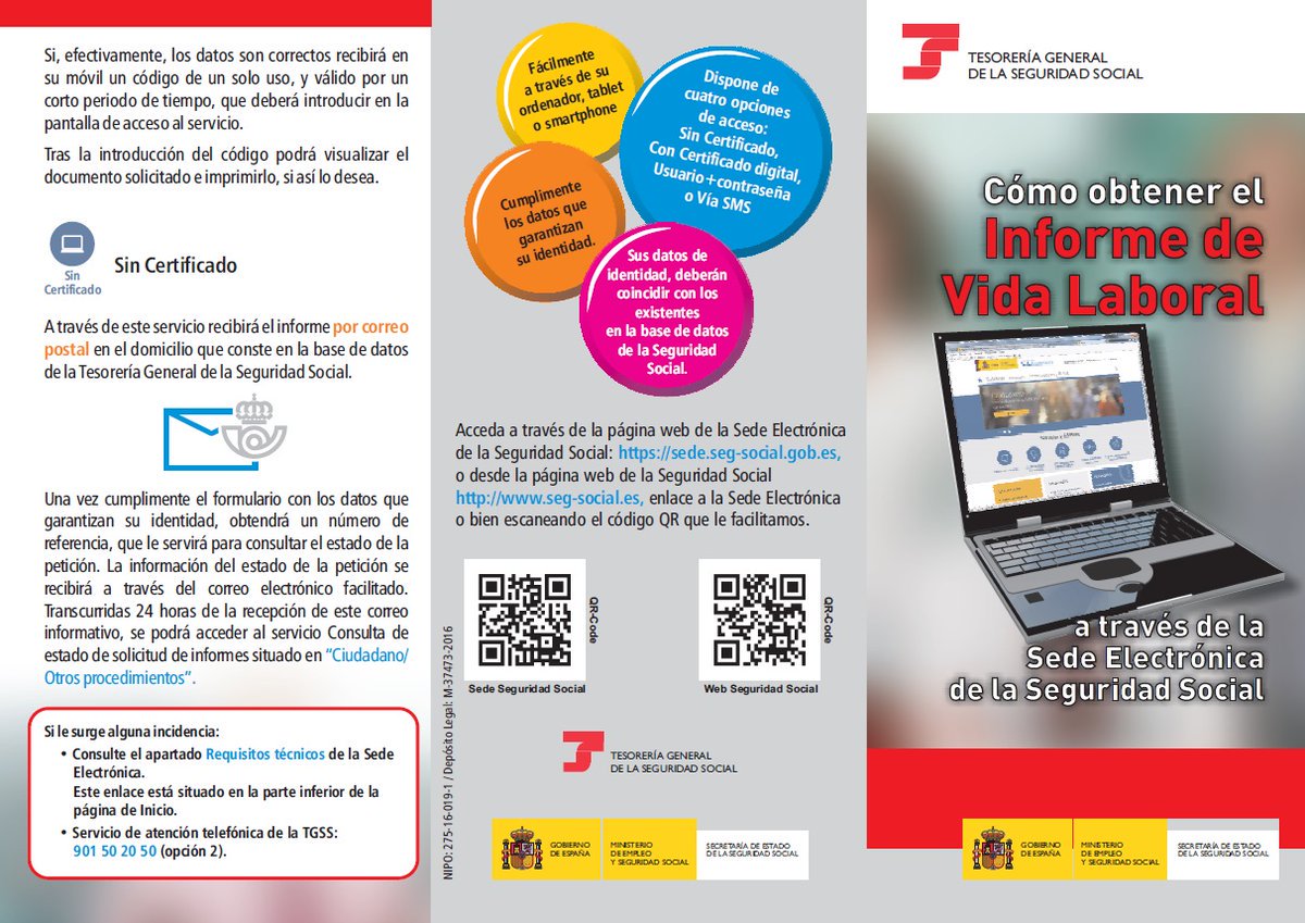 info_TGSS's tweet photo. Como obtener el informe de Vida Laboral https://t.co/Vwtz3bRqAb https://t.co/XAqFETUzdq