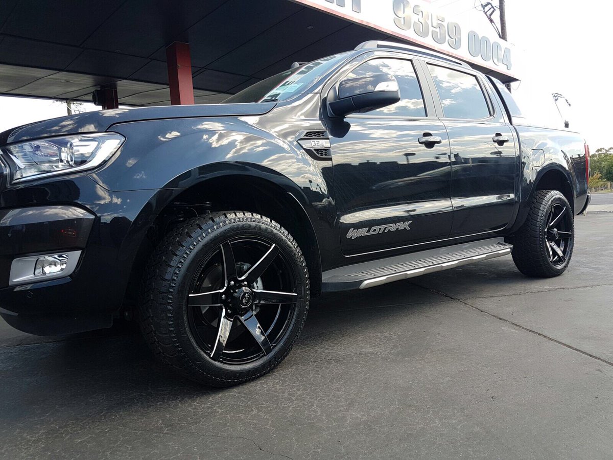 Fawkner Tyre Mart Ford Ranger Wildtrak 16 Model Upsizing To Wheels Oxwheel 8 In Gloss Black With Deep Concave Look Fordranger Wildtrak Fordwildtrak T Co Whnzfpcfti