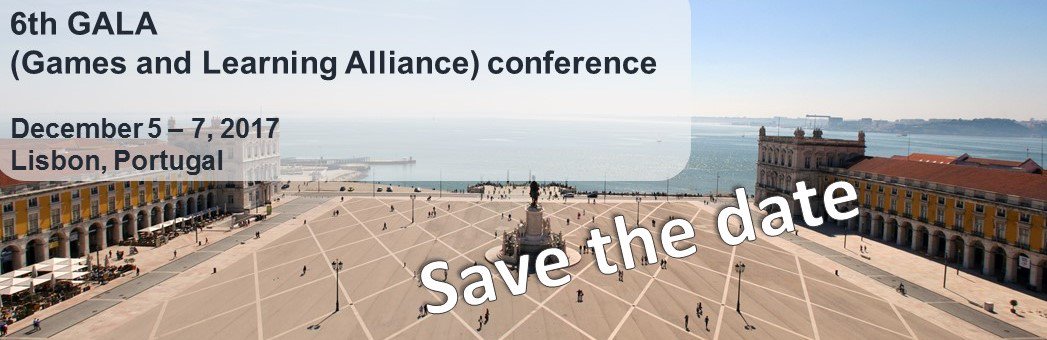 GALA conf (Dec 5-7, 2017, Lisbon) website is online now ;-)
conf.seriousgamessociety.org