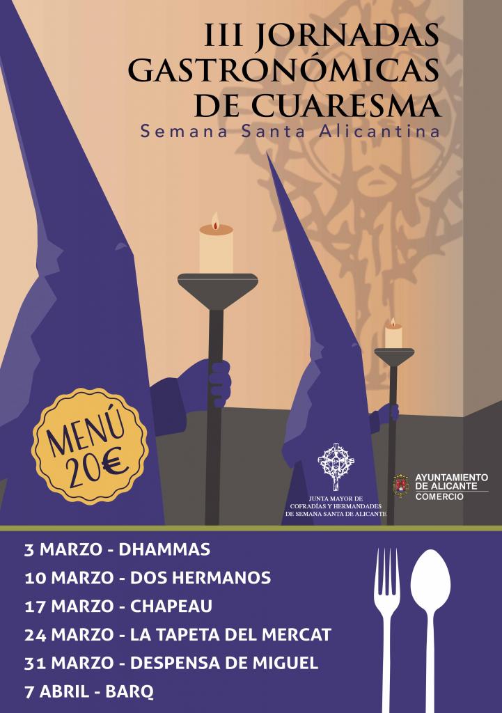 Alicante_City's tweet photo. Hasta el 7 de abril, disfruta de las III #JornadasGastronómicas de #Cuaresma 2017 en #Alicante https://t.co/DqYCp7zTD5 #SemanaSantaAlicante https://t.co/tNHMMu1hON