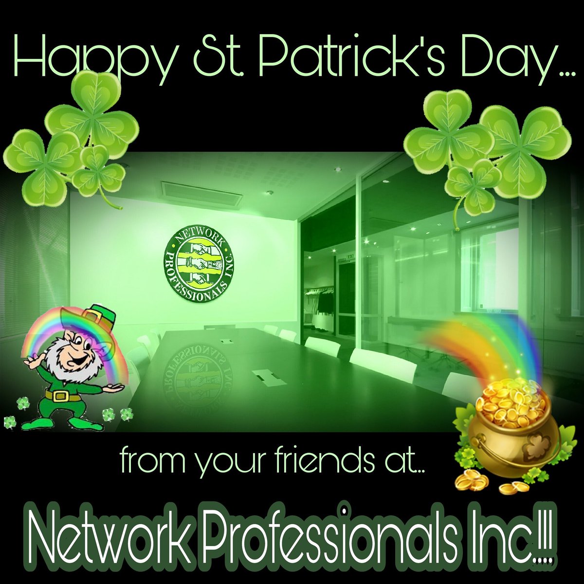 networkprosinc's tweet photo. Happy St. Patrick's Day #stpatricksday #happystpatricksday #pinellas https://t.co/TFnCPlW9Mo