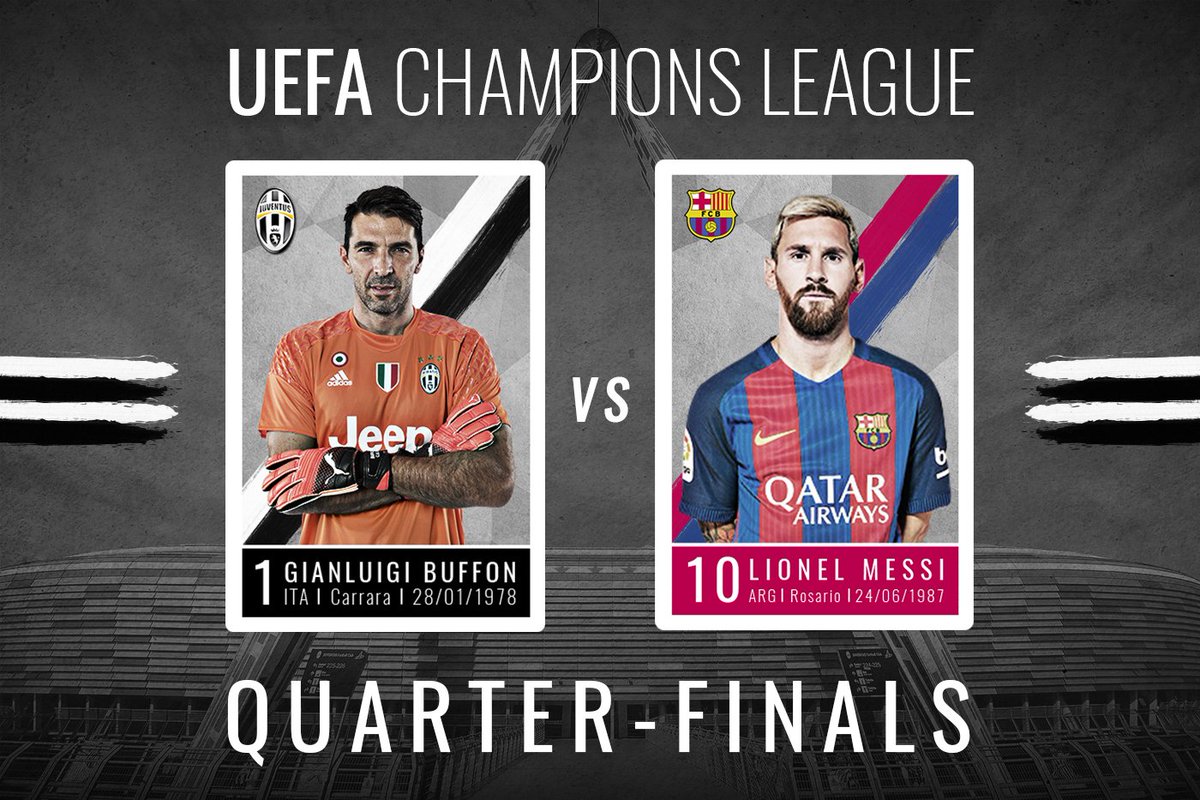 UCL QF: Juventus Vs Barcelona C7Ha-c0X4AE1-9w