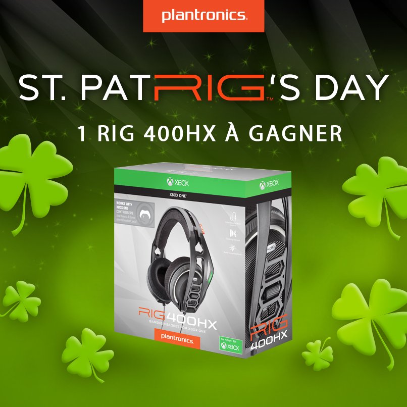 PLTgaming_FR's tweet photo. La #StPatricksDay...oui. Mais avec la StPatRIG c'est mieux 😋

>> 1 RIG 400HX est à gagner.
>> #RT + commente avec #StPatRIG pour participer https://t.co/T81DiNBHZk
