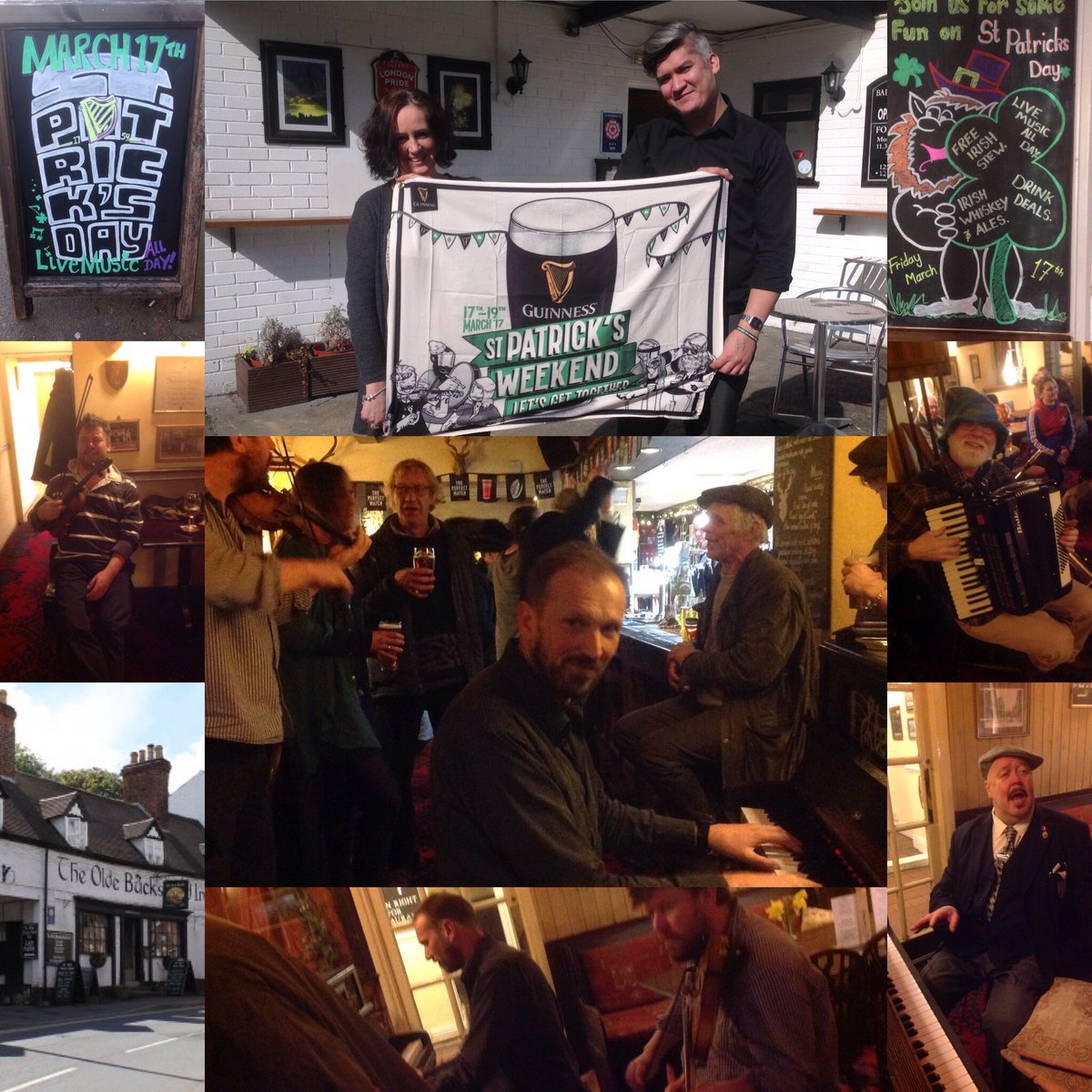 BucksHeadShrews's tweet photo. St Patrick's Day #Frankwell #Shrewsbury #LiveMusic
Sponsored by:- #Guinness #SlatersAles #TheCraic #TullamoreDew ☘ https://t.co/pCc3Z8Tg0r