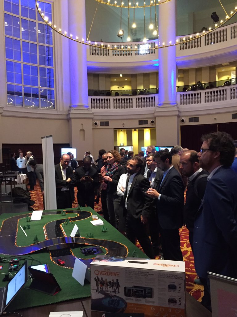 SilviaHurnaus's tweet photo. Crowded booth at the #oracle #ankicar #IoT #demo at the #Deloitte #AIMBootcamp2017 #AIMBootcamp17 #Amsterdam https://t.co/HK8zWVIlyv