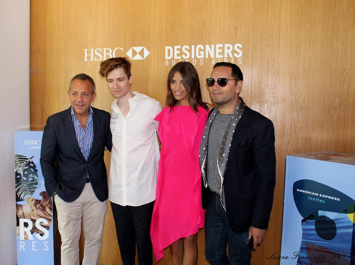 lautendencia's tweet photo. Fin del desfile de @GiacobbeOficial en el @designers_ba by @guillermoazarok ..con @famedinaflores y @TainaLaurinoF #designersHSBC #Amex https://t.co/ts8ShiAHoh