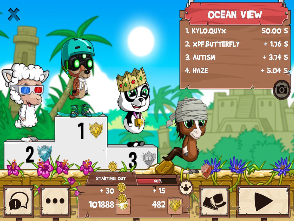 QuyxKYLO's tweet photo. Ha so now we take a cheap animal and free swag to hide, wuss. #funrun2 #Butterfly #Autism #haze https://t.co/pULQSJ6pPY