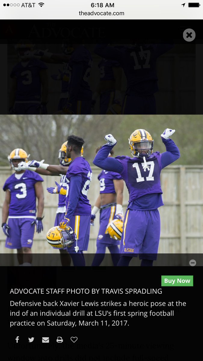 KevinGeorge1911's tweet photo. Former @East_St_John_HS product Xavier Lewis turning heads during spring practice. @LSUfootball @esjwcatsports @OfficialNewsESJ https://t.co/HF6ImxVYpF