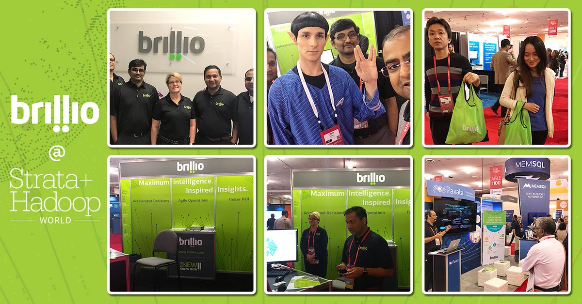BrillioGlobal's tweet image. Information, #insights, trends &amp;amp; much more - A #Data gathering can&apos;t get any better than this! #StrataHadoop #DataLove #BigData