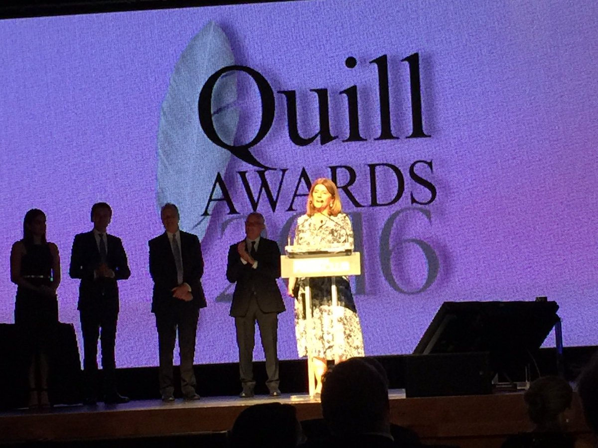 phitchener9's tweet photo. Congratulations Caroline Wilson of The Age, the winner of the Harry Gordon Sports Journalism Award at the Quills @MelbPressClub #quills https://t.co/P0eDkgUxtg