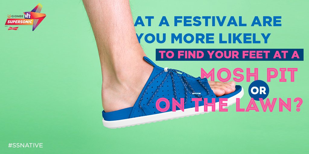 Vh1Supersonic's tweet photo. Q.3 Where would your feet take you?
Tweet in those ans with #SSNative to win goodies from @nativeshoes ! https://t.co/97OU3WzDTh