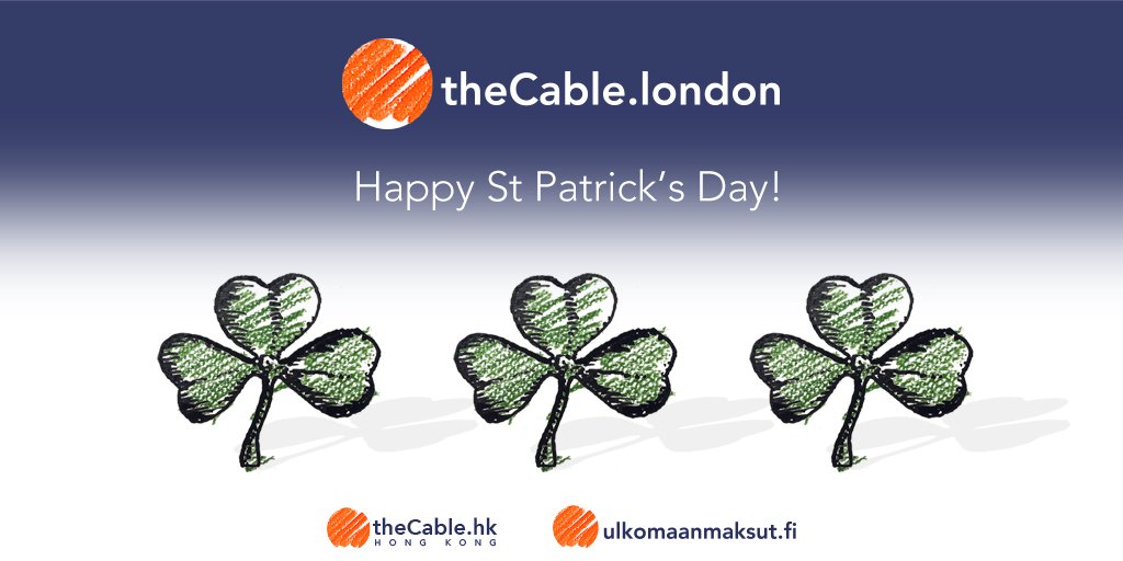 Happy St Patrick's Day to all!!
Register at thecable.london for new way of banking. Simple. Affordable. Global. #fintech #startup