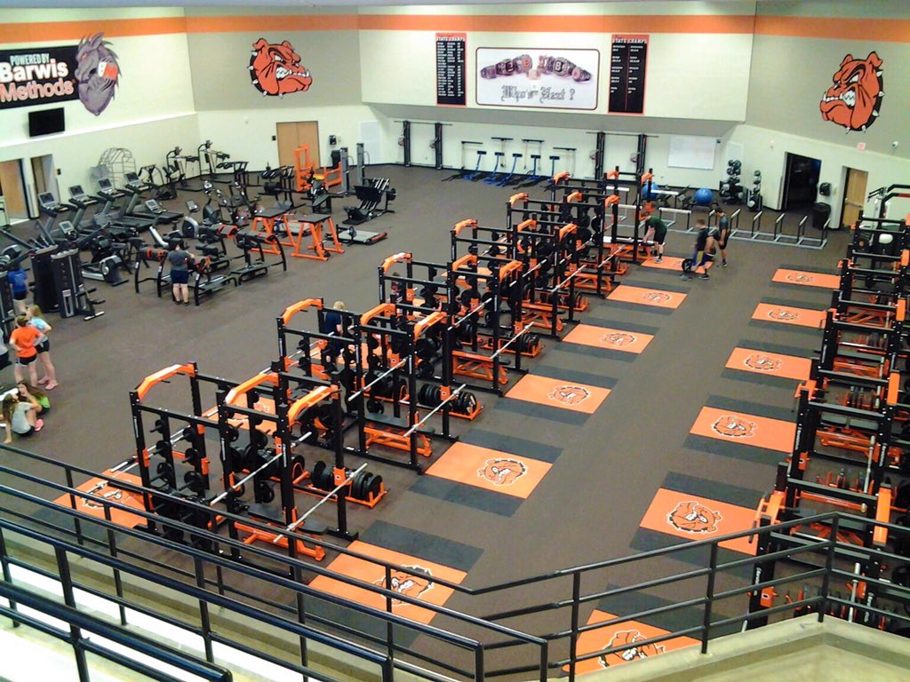 BEST WEIGHT ROOM on Twitter "Brighton High School Brighton (MI)…