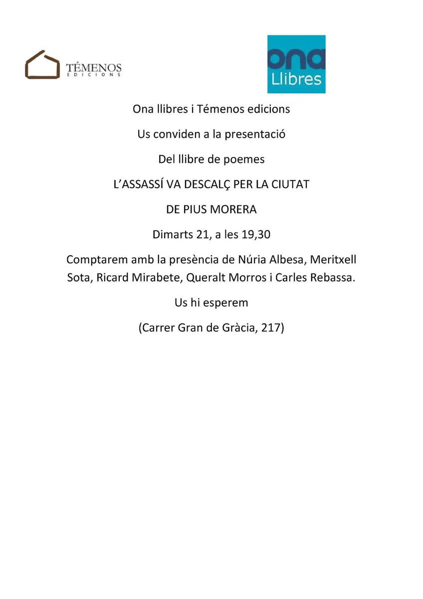 Pius Morera Prat tweet media