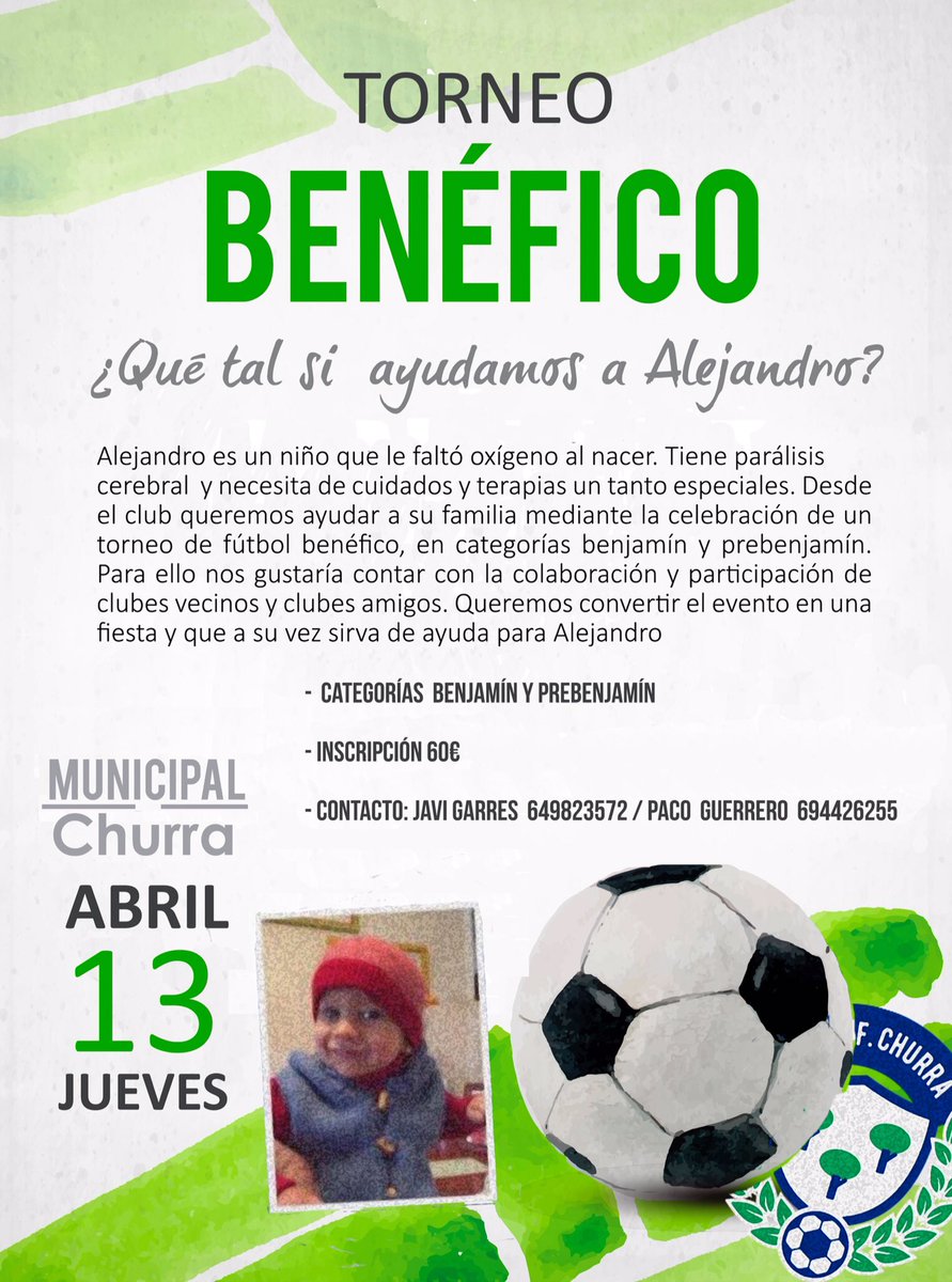 edmfchurra's tweet photo. Vamos a poner nuestro granito de arena para que Alejandro pueda llevar una vida mejor. #alejandrocampeón #todosuma #humildadeilusión https://t.co/7dEHWoKHqs