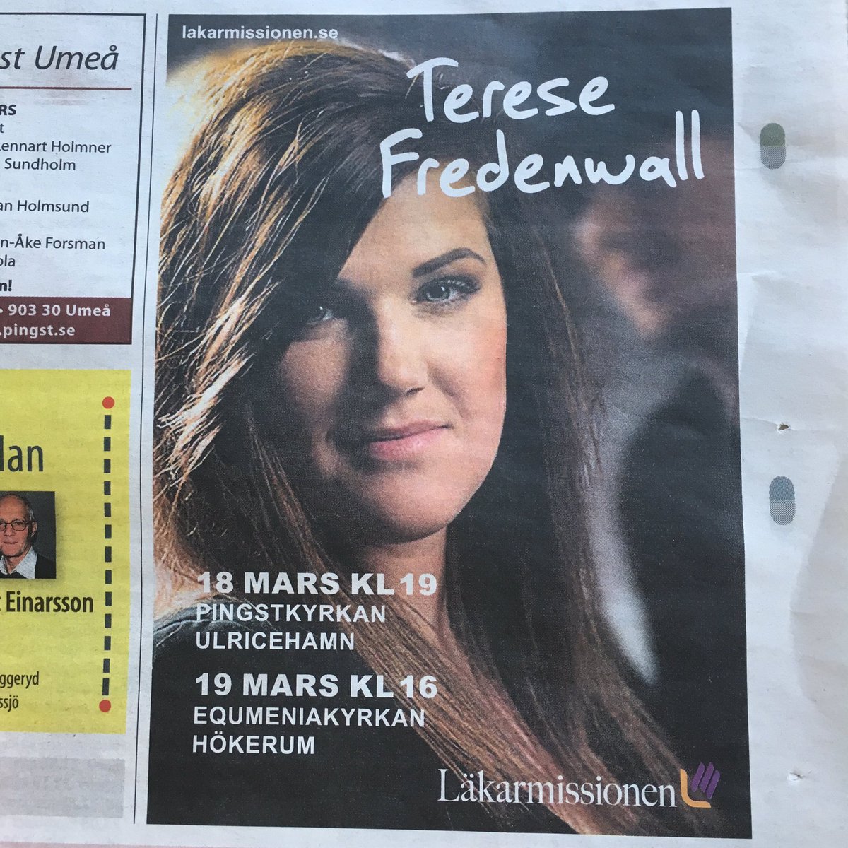 Fredenwall's tweet photo. It's been a while...but I'm ready to hit the road again :) #nervousandexited #live #music #läkarmissionen #evelyntour https://t.co/uCRRwItd00