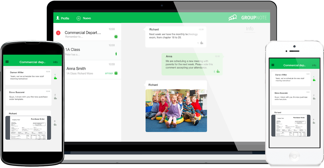 Groupnote Messenger tweet media