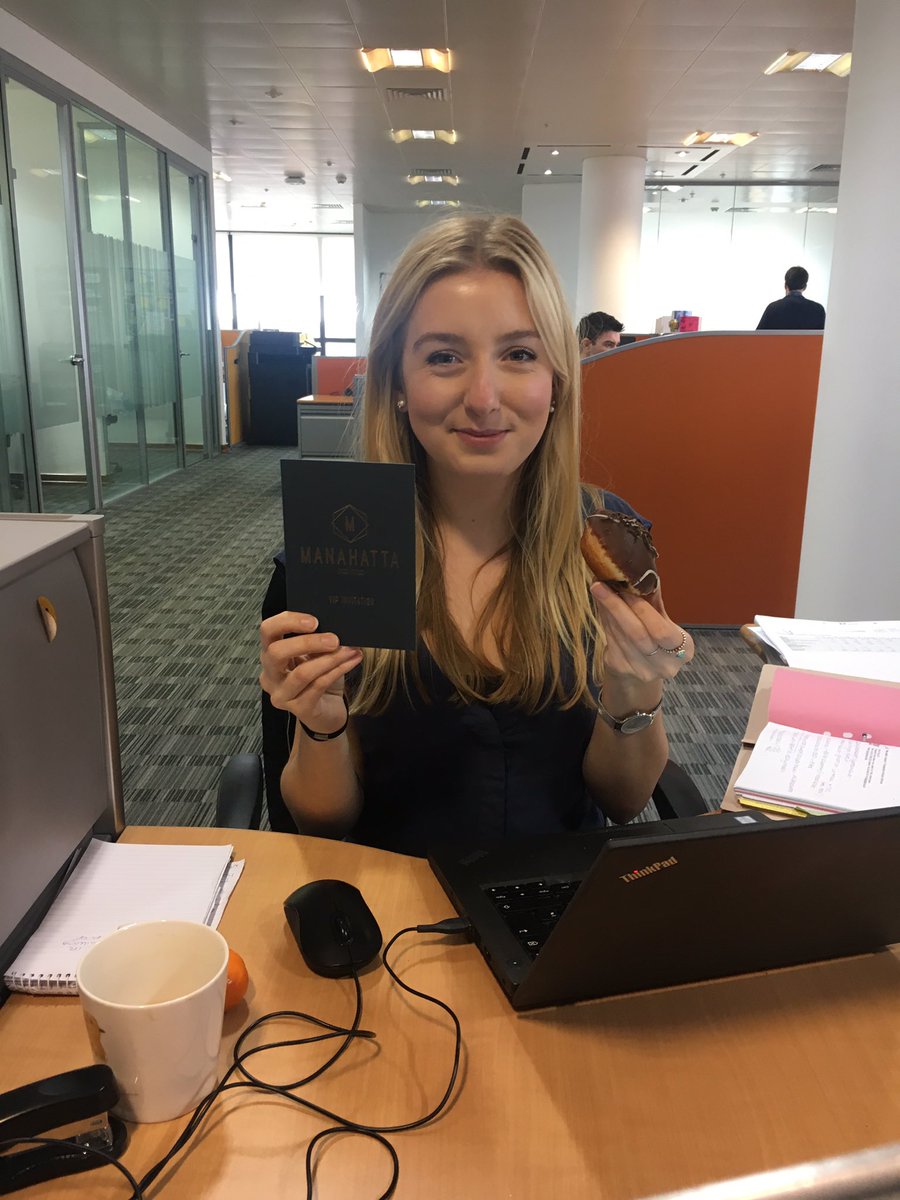 SarahEllenBelsh's tweet photo. @ManahattaLDS2 Thanks for the doughtnuts! Brightened up our Friday morning! See you at the launch! #MANAHATTADOUGHNUT https://t.co/KFQeyEuZcB