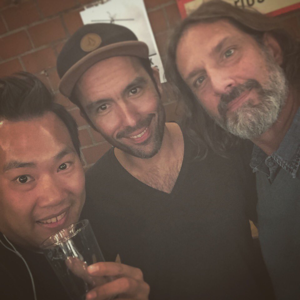 NhanSolo's tweet photo. THREE @robbie_akbal @azkuenaga @Akbal_Music @Mother_Rec @brdsmkngmchn #robbieakbal #akbalmusic #birdsmakingmachine #motherrecordings #berlin https://t.co/rdKQAhW1aS