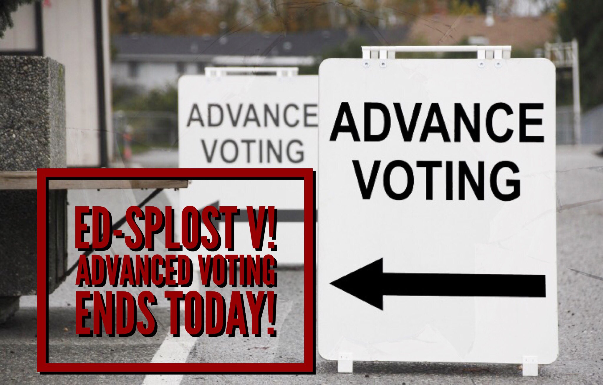 Cobb County Schools on Twitter "Last day to early vote in the Ed