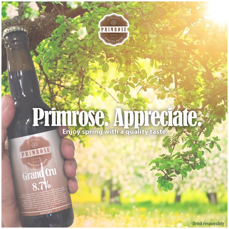 PrimroseBeer's tweet photo. Enjoy spring with Primrose! https://t.co/uO9K16aOGq