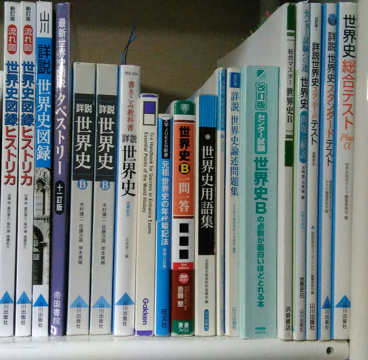 大間 津左衛門 世界史 ヒストリカ 図録 タペストリー 山川教科書 山川書き込み式 世界史の要点整理 元祖年代暗記法 一問一答 用語集 分野別 文化史 論述問題集 世界史ｂの点数が面白い 総合マスター センター試験への道 旧詳説スタンダード 新