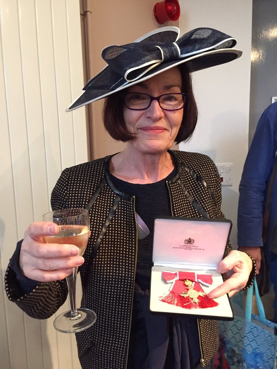 And she's back in the building! We're so proud of <a href="/ShonaSands/">Shona Powell</a> OBE 🍾#congrats #hatsoff #celebrations