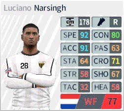 Keyocraft's tweet image. I have just bought Luciano Narsingh in #dreamleaguesoccer
