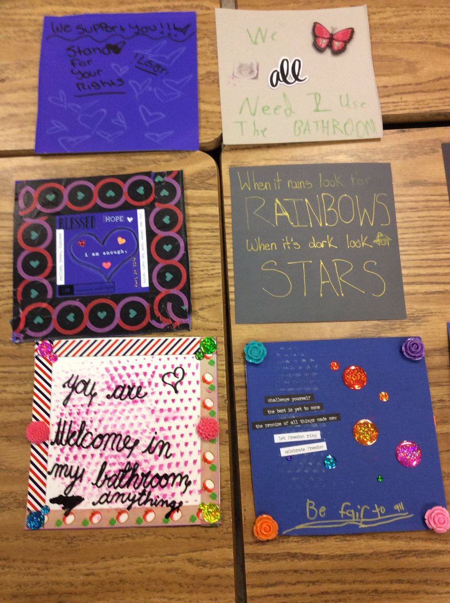 SciFord_GMS's tweet photo. @APSGunston Gay Straight Alliance writing postcards to support the D.C. Area transgender youth. #GSA #GunstonPride @APS_OMA @GunstonMAC https://t.co/squXNtskrL