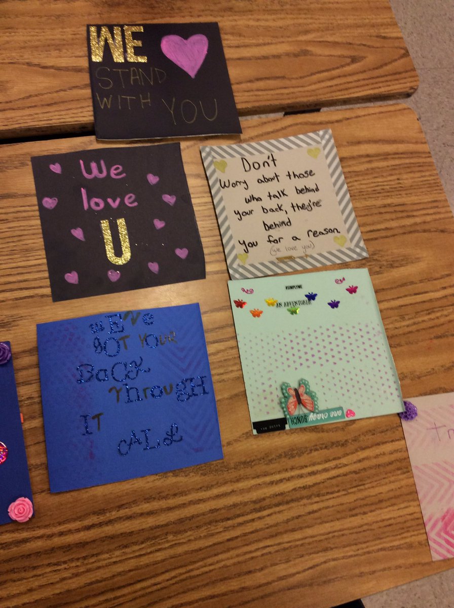 SciFord_GMS's tweet photo. @APSGunston Gay Straight Alliance writing postcards to support the D.C. Area transgender youth. #GSA #GunstonPride @APS_OMA @GunstonMAC https://t.co/squXNtskrL